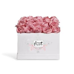 High Quality Promotional Rose Flower Cardboard Paper Box with <b>Window</b> Glossy & Matt Lamination Embossing-Customizable Printing - Product Image 3