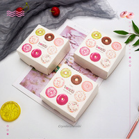 Boîte d'emballage en gros pour Mochi Donuts, gâteaux et pâtisseries, écologique, jetable, de qualité alimentaire, pour 3, 6 ou 12 Mochi Donuts
