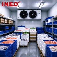 Chambre froide commerciale Comtom avec unité de réfrigération pour entrepôt, idéale pour la viande, les fruits de mer et les légumes