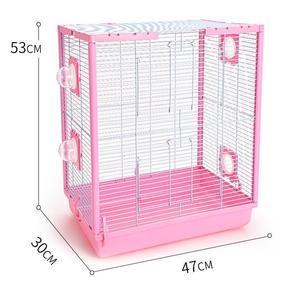 Sang trọng syrian dây lưới <span class=keywords><strong>Stackable</strong></span> 3 tầng màu xanh màu hồng hamster lồng Acrylic để bán - Product Image 4