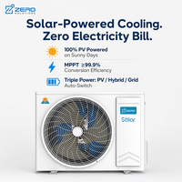 Aire Acondicionado Split de Pared ZERO GMCC con Compresor Solar Híbrido Inverter, 9K-24K BTU, R32, 20 SEER, MPPT