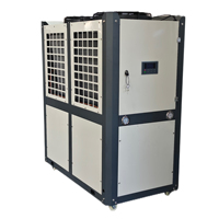 CHENDA Fabricant d'usine personnalisé Échangeur de chaleur industriel de réfrigération HVAC 10HP Hermetic Scroll Air Cool Water Chiller Cold Plunge
