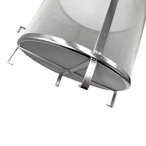 310*290mm 304 Acero inoxidable Hop Spider filtro equipo de elaboración de granos cesta Filtro de <span class=keywords><strong>cerveza</strong></span> barril con doble gancho - Product Image 5