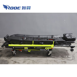 Camilla eléctrica de elevación de ambulancia para transporte de coche de ambulancia de paciente, camilla de ambulancia - Product Image 5