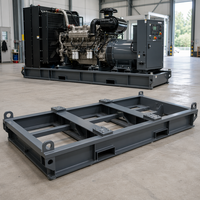 Châssis de base pour groupe électrogène OEM personnalisé |   Fabrication en acier soudé robuste pour groupe électrogène diesel