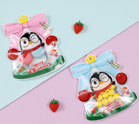 Sac en plastique auto-scellant à motif de pingouin de Noël