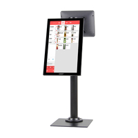 Sistema POS Todo en Uno Personalizado con Pantalla Táctil Dual, Caja Registradora Vertical, Terminal de Punto de Venta de 15.6 Pulgadas para Comercio Minorista