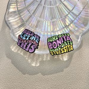 Spilla con Citazioni Colorate Personalizzata 'Overthinker <span class=keywords><strong>It</strong></span>'s OK' in Metallo con Smalto Morbido, Distintivo Divertente, Regalo per Bambini e Amici - Product Image 1