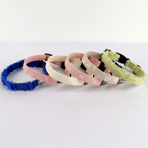 <span class=keywords><strong>Harnais</strong></span> pour chien personnalisé OEM, doux, très élastique, avec nœud en relief, ensemble <span class=keywords><strong>de</strong></span> 5 pièces avec collier, nœud et sac à déjections pour la promenade des Shiba Inu - Product Image 5