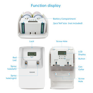 น้ำหอมปรับอากาศอัตโนมัติแบบสเปรย์น้ำหอมติดผนังสำหรับห้องน้ำห้องน้ำ - Product Image 4