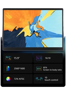 Laptop 2 en 1 de 15.9 Pulgadas 2K, Intel Alde N100, DDR5, 16GB RAM, 512GB ROM, Nueva, para Hogar y Negocios - Product Image 5