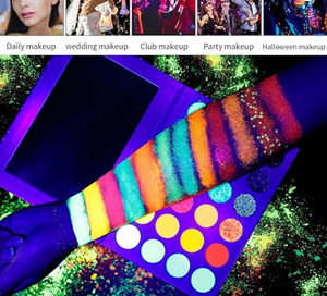 Neon Pigment etkisi Glitter renk toz oje toz UV jel Diy balçık için banyo bombası boyalar boya - Product Image 5