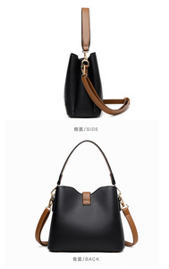 Bolsos de Mano de Diseño Nuevo al por Mayor, Bolso de Hombro para Mujer, Bolso Tote Cruzado de Cuero PU Suave para Damas - Product Image 5