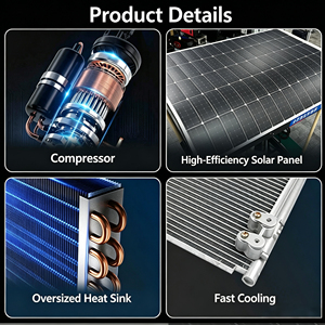 เครื่องปรับอากาศพลังงานแสงอาทิตย์แบบรวม 24V รุ่นใหม่ของซันยัง สำหรับรถตู้และรถบรรทุกพาณิชย์ - Product Image 3