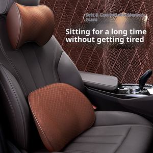 Nueva almohada de coche, almohada de asiento transpirable, almohada de cuello de coche, almohada de cuello de algodón con memoria de alta calidad, almohada de coche, cintura - Product Image 3