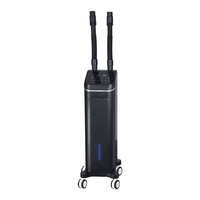 Appareil Portable Ultrasonique à Nano-Ozone et Vapeur, Entièrement Automatique avec Écran LED Numérique, pour Salon de Coiffure, Spa, Hydratation et Application d'Huile