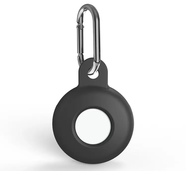 Pour apple pour airtag étui silicone anti-perte tracker de protection avec porte-clés air tag porte-couvercle étuis