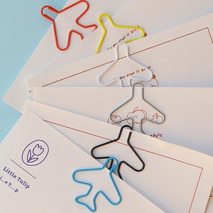 Máy bay hình dạng kim loại máy bay chất kết dính Clips văn phòng phẩm sử dụng giấy <span class=keywords><strong>Clip</strong></span> - Product Image 2