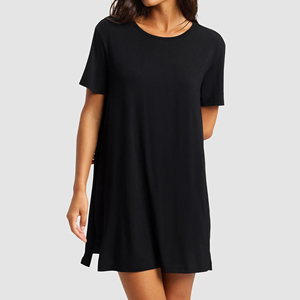 Robe <span class=keywords><strong>de</strong></span> <span class=keywords><strong>nuit</strong></span> confortable pour <span class=keywords><strong>femme</strong></span> en bambou, <span class=keywords><strong>chemise</strong></span> <span class=keywords><strong>de</strong></span> <span class=keywords><strong>nuit</strong></span> rafraîchissante pour l'été - Product Image 6