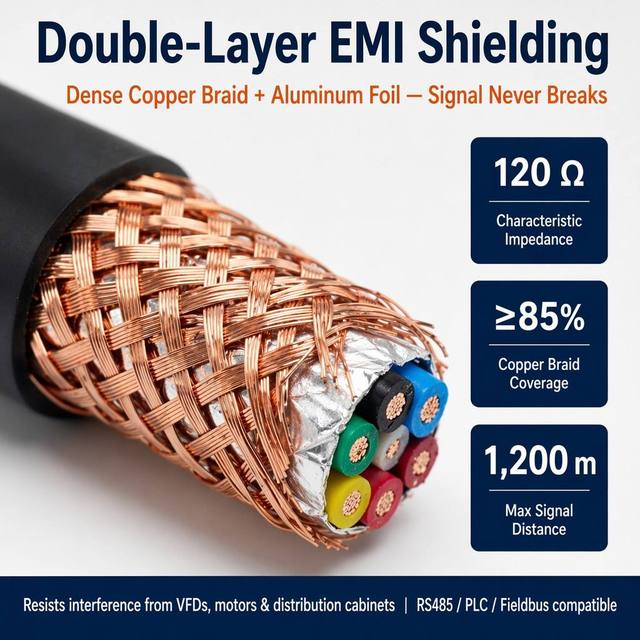 OEM WDZN-RYSP Flame Retardant 90 Celsius Fire Resistant Twisted Pair Flexible Shielded Control Cable for Highway Tunnel