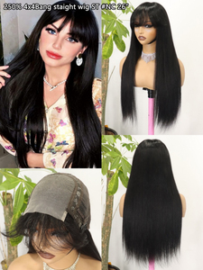 Gran oferta de pelucas Bob brasileñas Super doble dibujado encaje transparente frente platino Rubio Remy pelo <span class=keywords><strong>corto</strong></span> recto estilo mixto - Product Image 3
