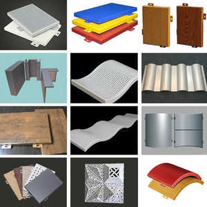 Panneau de mur rideau ondulé en aluminium anodisé, design minimaliste, revêtement extérieur - Product Image 6
