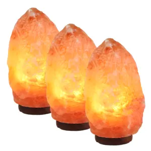 Cristal Rose Naturel Artisanat Gradateur Rock Original Qualité En Gros Lampes À Sel Himalaya Rock Salt Lampes