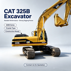 Excavatrice Caterpillar 325BL d'occasion, d'origine japonaise, CAT 325B, machine de construction lourde pour le terrassement, en bon état - Product Image 1