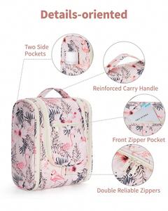 Trousse de Toilette Suspendue pour Voyage, Grande Capacité, Organisateur de Cosmétiques avec Compartiment Humide Anti-Fuite, Sac de Toilette Étanche - Product Image 4