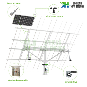 Jinhong seguidor <span class=keywords><strong>solar</strong></span> 14kw 24 paneles Linear Drive dual <span class=keywords><strong>AXIS</strong></span> seguidor <span class=keywords><strong>solar</strong></span> controlador de seguimiento <span class=keywords><strong>solar</strong></span> - Product Image 2