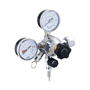 Regulador de Presión de <span class=keywords><strong>Gas</strong></span> CO2/AIRE de Latón Popular para Kegerator CGA320 KLF KLF07-01, Modelo con Presión Máxima de Entrada de 3000 PSI - Product Image 2