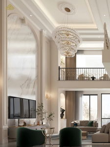 Villas résidentielles <span class=keywords><strong>de</strong></span> luxe, design d'intérieur personnalisé professionnel, service à guichet unique, mobilier et décoration modernes, rendu 3D - Product Image 3