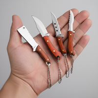 Roestvrijstalen 3CR13 mini-vouwmes outdoor survival camping sleutelhanger makkelijk mee te nemen fruit snijder pakketopener DIY hout OEM