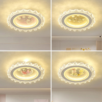 Plafonniers modernes avec design en cristal, plafonniers ménagers avec design en relief, plafonnier décoratif