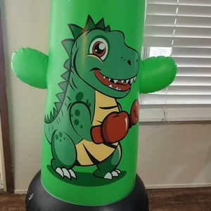 Sac de frappe gonflable dinosaure de 47 pouces de haut avec action de rebond pour enfants actifs de 3 à 8 ans, idéal pour jouer en intérieur/extérieur - Vente en gros - Product Image 6