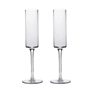 6 oz Straight <strong>Champagne</strong> Flute Crystal Glass Wedding <strong>Champagne</strong> Cylinder Glasses <strong>Champagne</strong> <strong>Coupes</strong> - Product Image 1