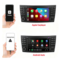 Autoradio Android 7 pouces pour tableau de bord de Mercedes-Benz Classe E W211, Android Auto sans fil, CarPlay intégré, WiFi, MP3, écran tactile