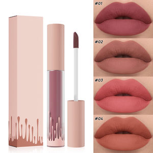 Lápiz Labial Líquido Mate de Alta Pigmentación, Cosméticos de Larga Duración con Acabado Natural, Brillo Labial, Marca Privada, Empaque Personalizado, Fábrica de Maquillaje - Product Image 1