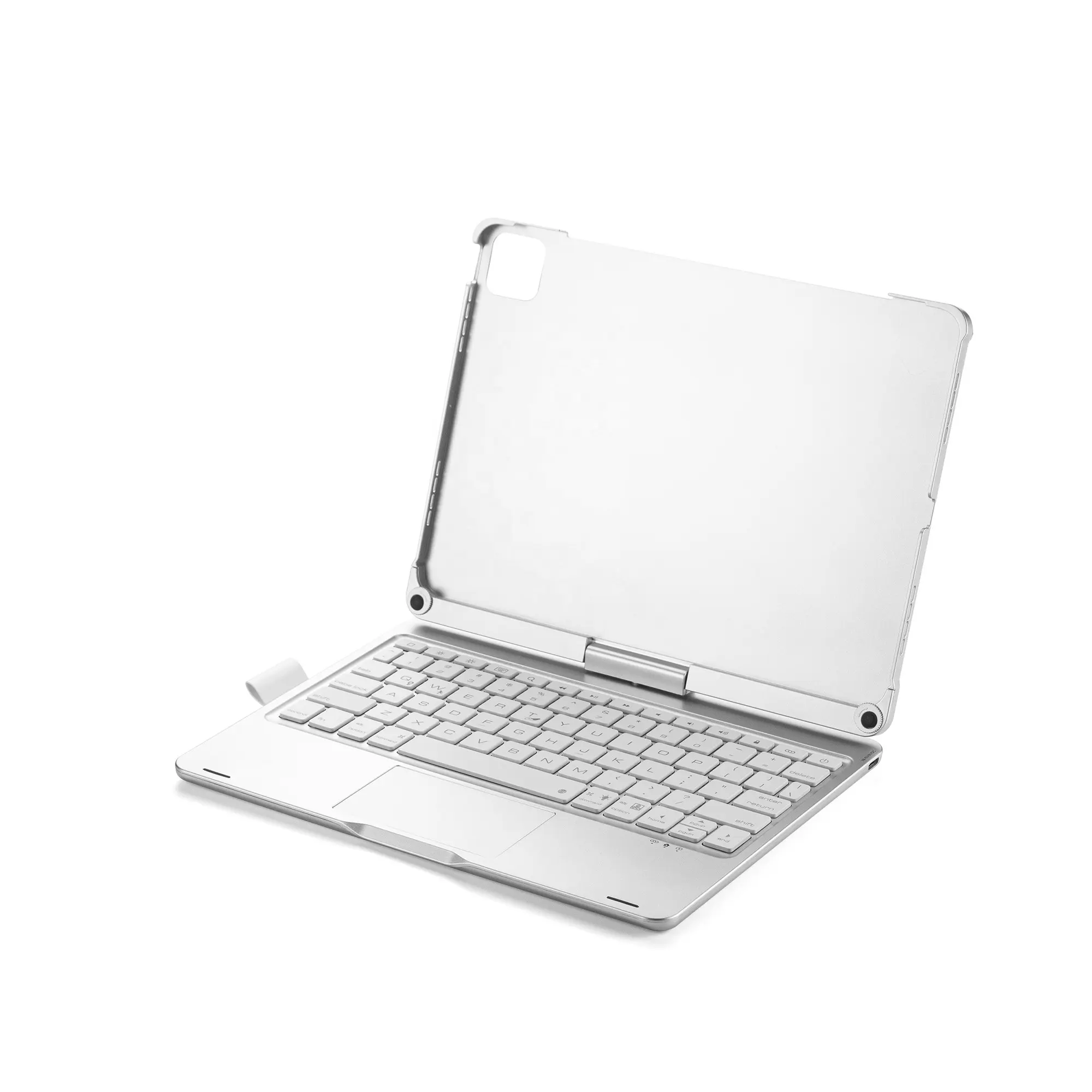 आईपैड टैबलेट के लिए 360 डिग्री रोटेशन टचपैड कीबोर्ड वायरलेस कीबोर्ड कीबोर्ड 109 11 इंच के साथ