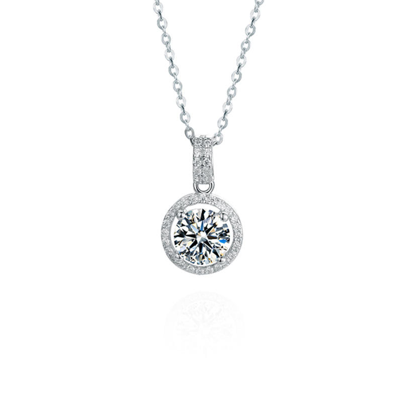 1Carat Moissanite Necklace