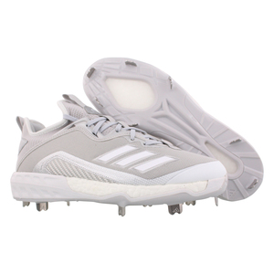 ADIDAS ICON 6รองเท้าซอฟต์บอลผู้ชายสีเทา/ขาว | ของแท้100% - Product Image 5