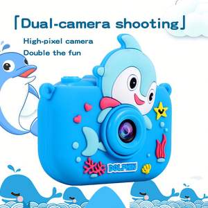 Cámara Infantil Smartwave con Diseño de Dibujos Animados, Mini Cámara de Video HD, Sensor de Imagen CMOS, Soporte para Tarjetas MicroSD, Cámara Digital Frontal/Trasera, Pantalla de 2 Pulgadas - Product Image 5