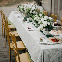 Meilleures Chaises de Mariage Style Chiavari en Fer Doré Éclatant pour Événements Modernes Extérieurs, Hôtels et Banquets Disponibles en Gros
