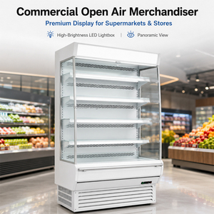 2-meter vertical air curtain cabinet commercial air-cooled frost free fruit and vegetable fresh-keeping <b>refrigerator</b> - Product Image 5