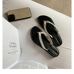 Sandalias de Playa de Cuero Genuino para <span class=keywords><strong>Mujer</strong></span>, Estilo Minimalista, para el Verano - Product Image 5