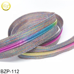 Fancy Mini 5 # cầu vồng Nylon dây kéo Sao puller thẻ Mưa Dây Kéo trượt với vật liệu kim loại bền - Product Image 6