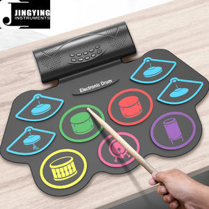 Batería enrollable USB MIDI, Kit de tambor eléctrico, OEM Logo edron con auriculares, novedad de 2023 - Product Image 4