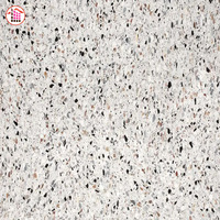 Dalle de terrazzo à base blanche avec copeaux d'agrégats multicolores, terrazzo poli pour comptoir, îlot de cuisine, meuble-lavabo, sol et mur – Amérique du Nord