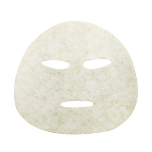 Y264 <span class=keywords><strong>Aloe</strong></span> <span class=keywords><strong>Vera</strong></span> Dondurularak Kurutulmuş Açık Yeşil Bitki Lifi Katı Yenileyici Dokunmamış Kumaş Yüz Maskesi Taban Malzemesi - Product Image 1