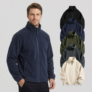 <span class=keywords><strong>Chaqueta</strong></span> <span class=keywords><strong>Polar</strong></span> Unisex con Logotipo Personalizado, Cierre Completo con Cremallera y Cuello Alto, Chaquetas <span class=keywords><strong>de</strong></span> Forro <span class=keywords><strong>Polar</strong></span> Suave <span class=keywords><strong>de</strong></span> Poliéster <span class=keywords><strong>para</strong></span> Hombre - Product Image 1